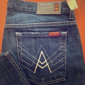 7 for All Mankind A Pocket Flare Leg Jeans
